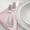 Lann's Linens Set of 12 Cloth Dinner Napkins, 17-inch Polyester Napkins, Washable and Reusable Fabric for Weddings, Hotels, Restaurants